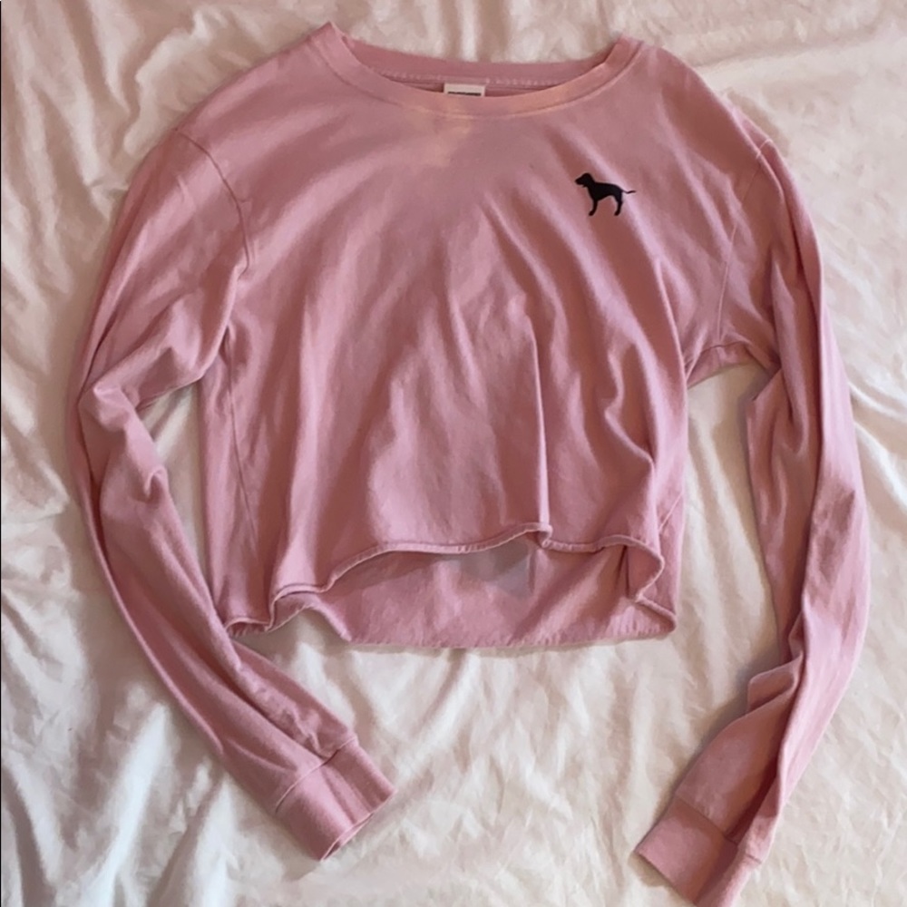 Pink crop top